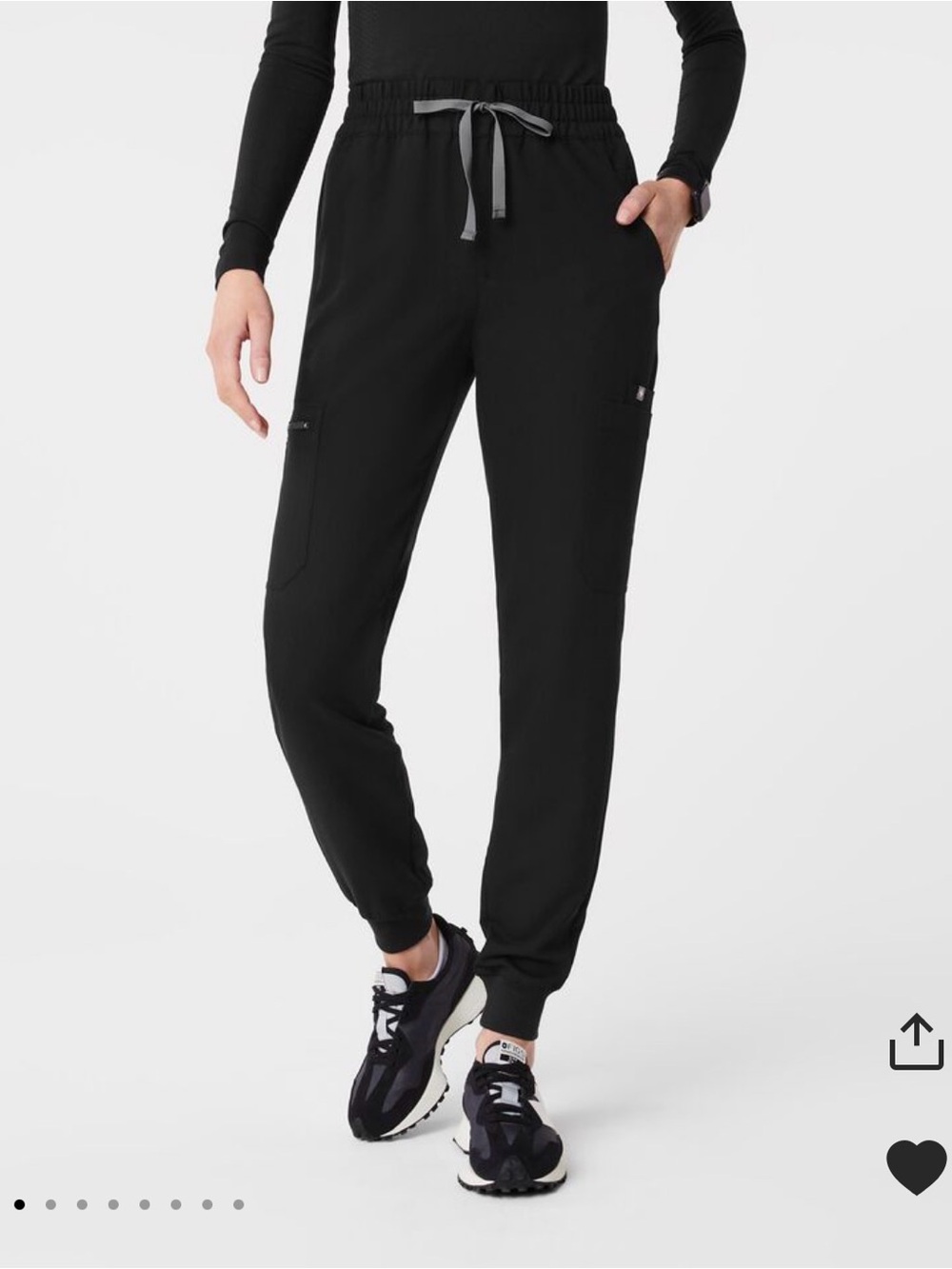 Figs High Waist SP Uman Joggers - Black